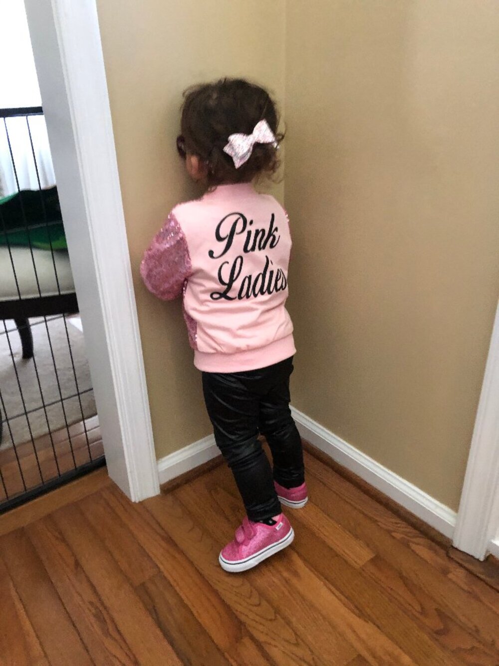 Pink Ladies Inspired Halloween Costume For Toddler Girls - Picture 14 of 16